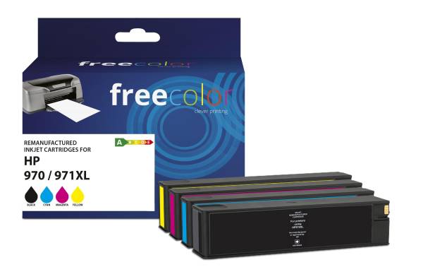 Freecolor Tinte 970/971 XL Multipack Color