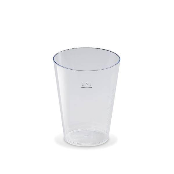 Trinkglas (PS) 75mm 0,2L - 50 Stück