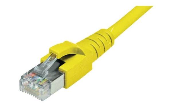 Dätwyler IT Infra Patchkabel Cat 6A, S/FTP, 2 m, Gelb