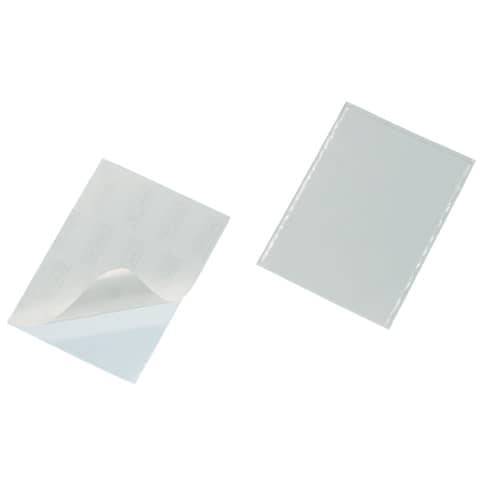 DURABLE Selbstklebetaschen POCKETFIX, DIN A5, transparent