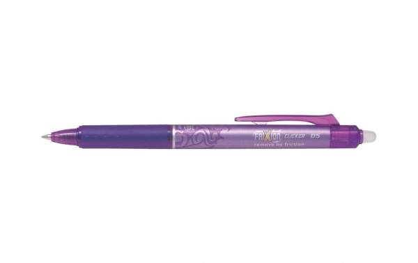 PILOT Tintenroller FRIXION BALL CLICKER 05, violett