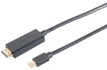 shiverpeaks BASIC-S Mini DisplayPort – HDMI 1.4 Kabel, 3,0 m