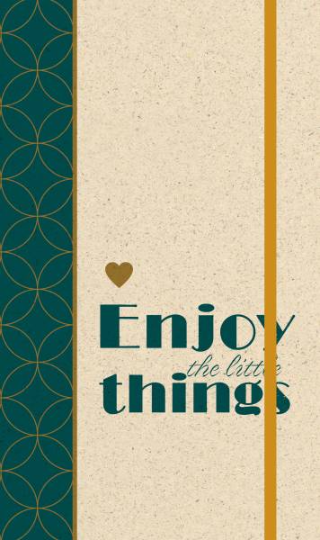 NATUR VERLAG Notizbuch Hardcover 13x21cm 10904N Enjoy, blanko