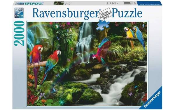 Ravensburger Puzzle Bunte Papageien im Dschungel