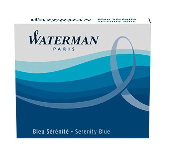 Tintenpatronen blau 6 Stück WATERMAN S0110950