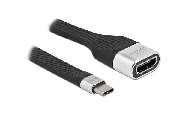 Delock Kabel FPC Flachbandkabel USB Type-C – HDMI, 0.14 m