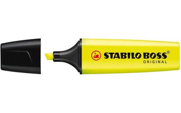 STABILO Leuchtmarker Boss Original 10 Stück, Gelb