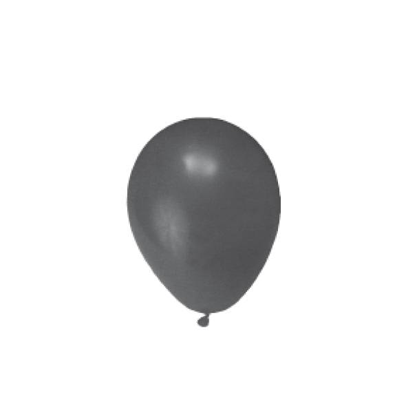 Luftballon schwarz 25cm M – 10 Stück