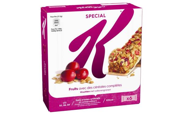 Kellogg&#039;s Riegel Special K Red Fruit 6 x 21.5 g