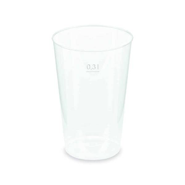 Pfandbecher (PP) extra-stark 80mm 0,3L – 15 Stück