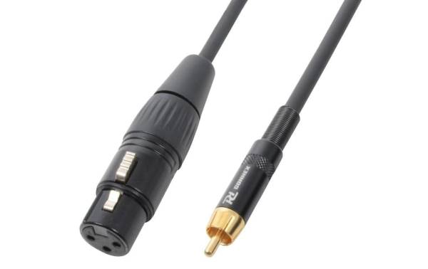 PD Connex CX54-3 XLR 3 Pole, female – Cinch 3 m