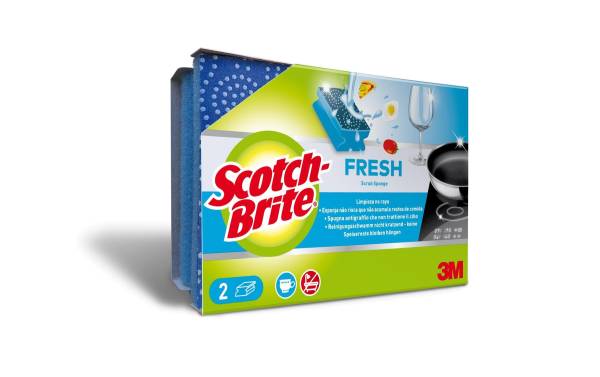 Scotch-Brite Schwamm Scotch-Brite Fresh 2 Stück