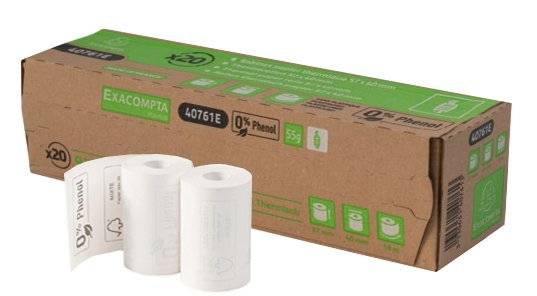 EXACOMPTA Thermorollen für Kassensysteme, 57 mm x 18 m