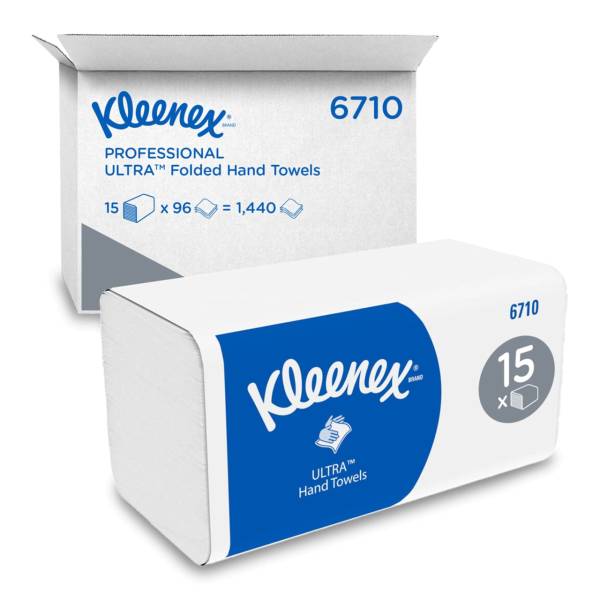 KLEENEX 6710 ULTRA Handtücher, weiss 3-lagig