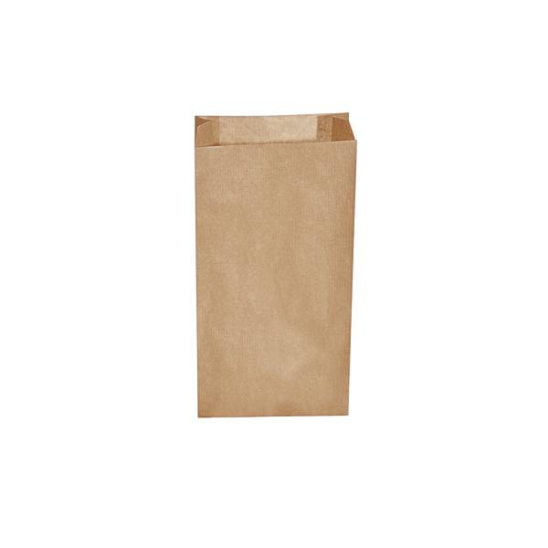 Papierfaltenbeutel braun 14+7 x 29 cm 1,5kg – 500 Stück