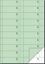 sigel Formularbuch "Bonbuch", A4, 1000 Abrisse, grün