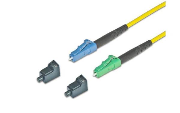 Lightwin LWL-Patchkabel LC/APC-LC, Singlemode, Simplex, 1.5m