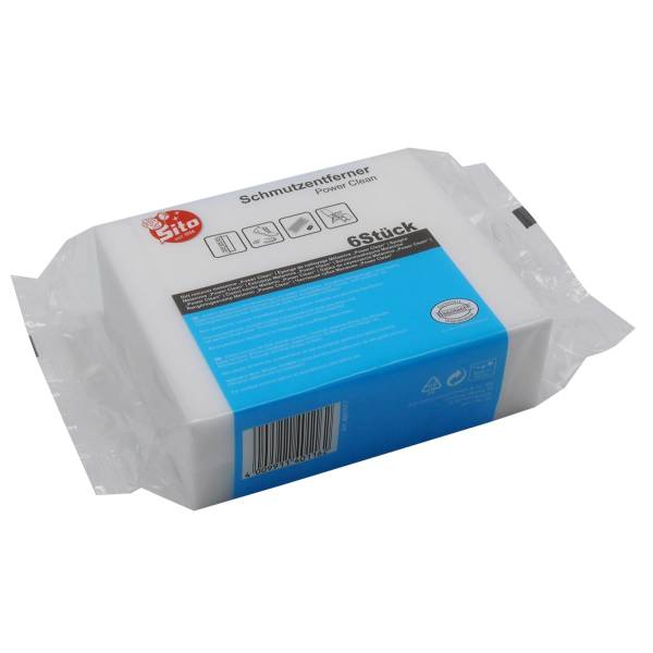 16x Power-Clean 6er weiss 121x48x25mm
