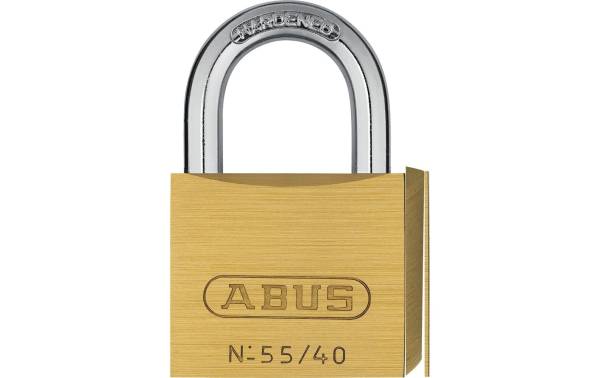 Abus Vorhängeschloss 55/40 Gold Messing