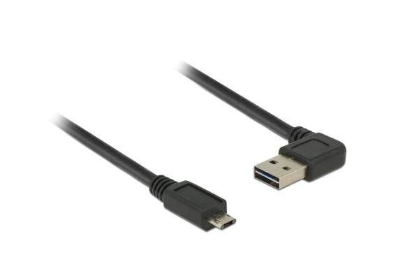 Delock USB 2.0-Kabel EASY-USB USB A – Micro-USB B 0.5 m