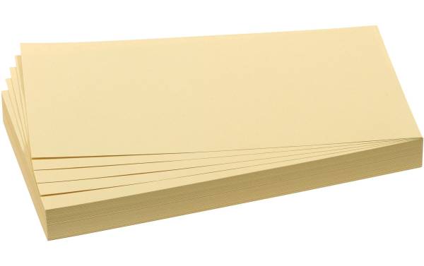 FRANKEN Moderationskarte, Rechteck, 205 x 95 mm, gelb