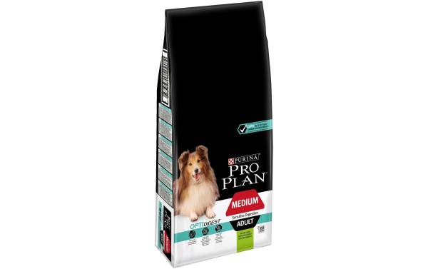 Purina Pro Plan Trockenfutter M Adult Sensitive Digestion Lamm, 14 kg