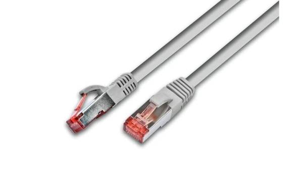 Wirewin Patchkabel Cat 6, S/FTP, 0.75 m, Grau