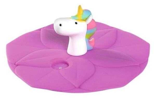Leonardo Glasabdeckung Bambini Einhorn Mehrfarbig/Pink