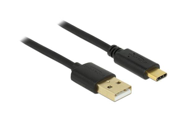 Delock USB 2.0-Kabel USB A – USB C 3 m