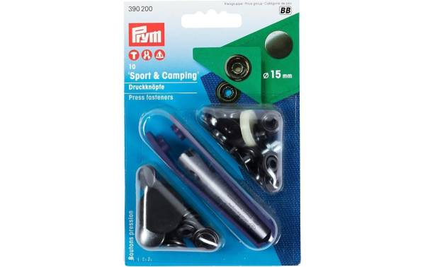 Prym Druckknöpfe Camping 15 mm, 10 Stück