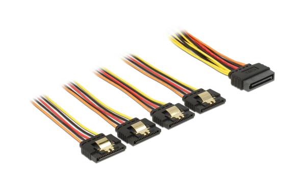 Delock Stromkabel SATA – 4x SATA 30 cm