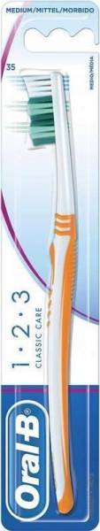 Oral-B Zahnbürste 1 2 3 CLASSIC CARE, mittel
