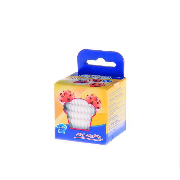 Gebäckkapsel (PAP) weiß 35 x 20 mm – 100 Stück