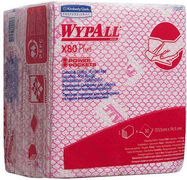 Kimberly-Clark Reinigungstücher Wypall – X80 Plus