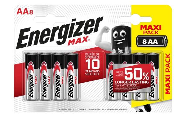Energizer Batterie MAX AA/LR6 8 Stück