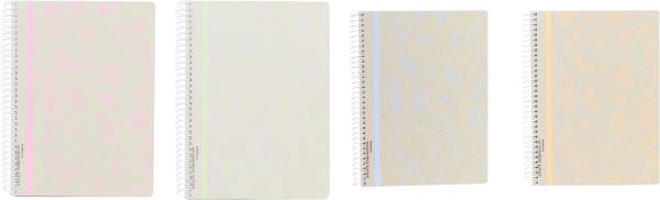ANCOR Spiralbuch Ecocover A5 116113 ECOLOGIQUE,90g,kariert 80 Bl.