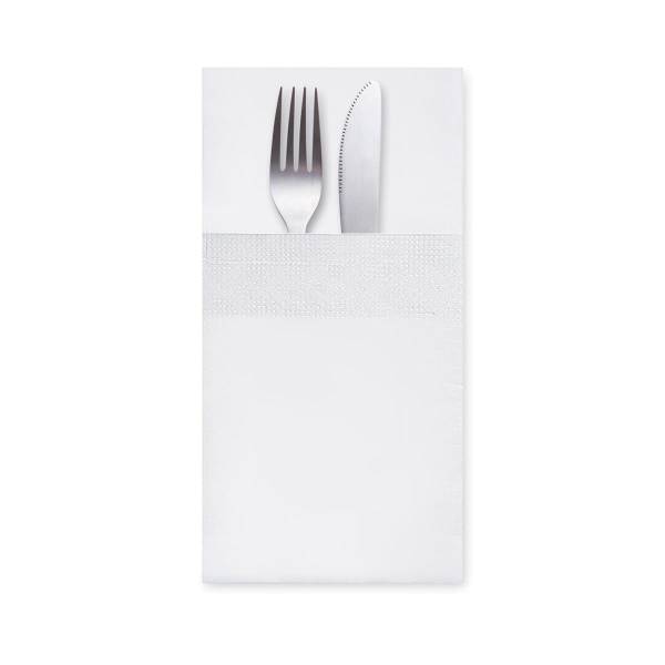 Serviette CutleryStar 3-lagig weiß 40 x 40 cm - 200 Stück