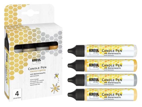 KREUL Candle Pen 'Glamour Lighting', 4er-Set