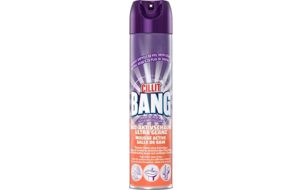 CILLIT BANG Badreiniger Aktivschaum 600ml 330754 Seifenreste und Glanz