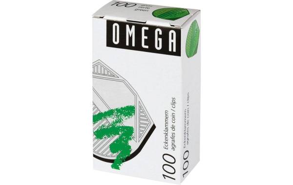 Eckklammern grün 100 Stück OMEGA 100/27