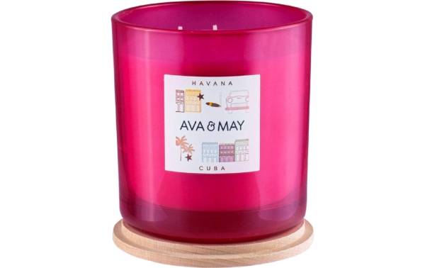 AVA & MAY Duftkerze Havanna Gross, 1150 g