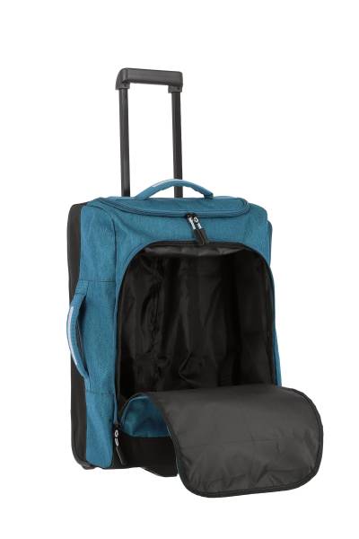 Travelite KICK OFF Rollenreisetasche S, Petrol