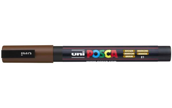 Posca Marker 0,9-1,3mm braun, Rundspitze UNI-BALL PC-3M