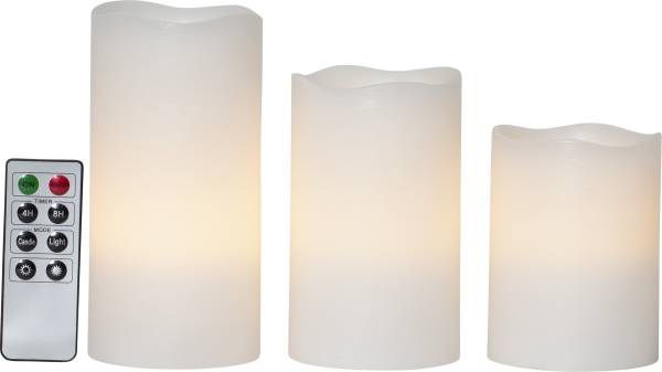 LED Pillar Kerze 3P May