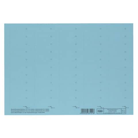 ELBA Beschriftungsschild für Sichtreiter, 4-zeilig, blau