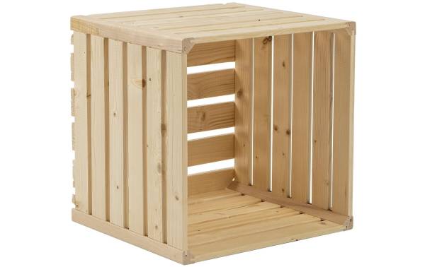 Holz Zollhaus Holzharasse A 35 x 35 cm schweizer Holz