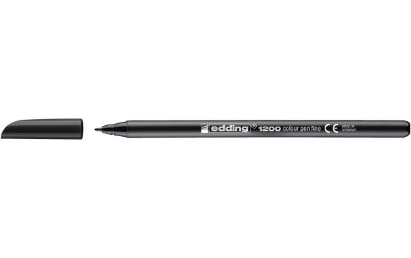 Faserschreiber 1200 0.5-1mm schwarz EDDING 1200-1