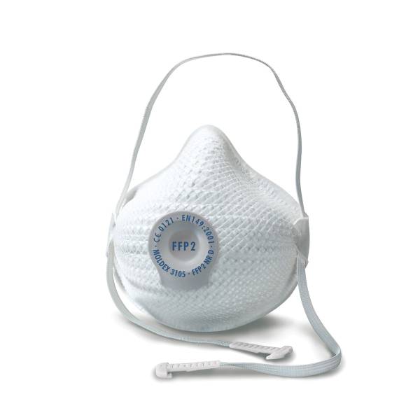 Moldex AIR 3105 Atemschutzmaske FFP2 NR D mit Klimaventil – 10 Stück pro Box