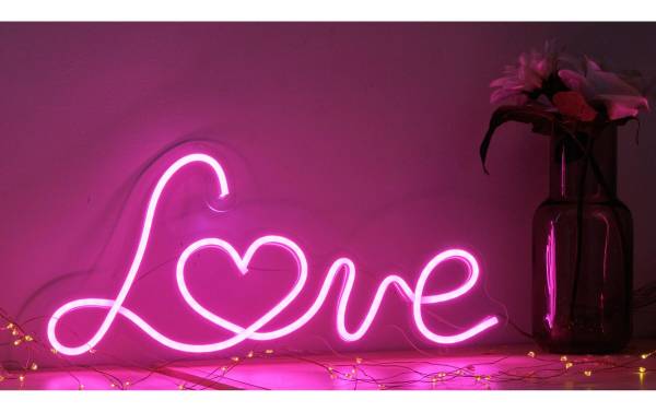 Vegas Lights LED Dekolicht Neon Sign Love 43 x 19.9 cm