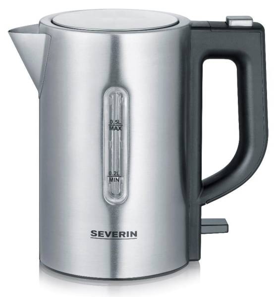SEVERIN Mini-Wasserkocher WK 3647, schwarz/edelstahl
